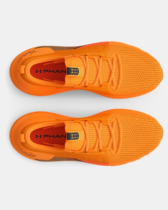 Men's UA HOVR™ Phantom 3 SE Suede Running Shoes in Orange image number 2
